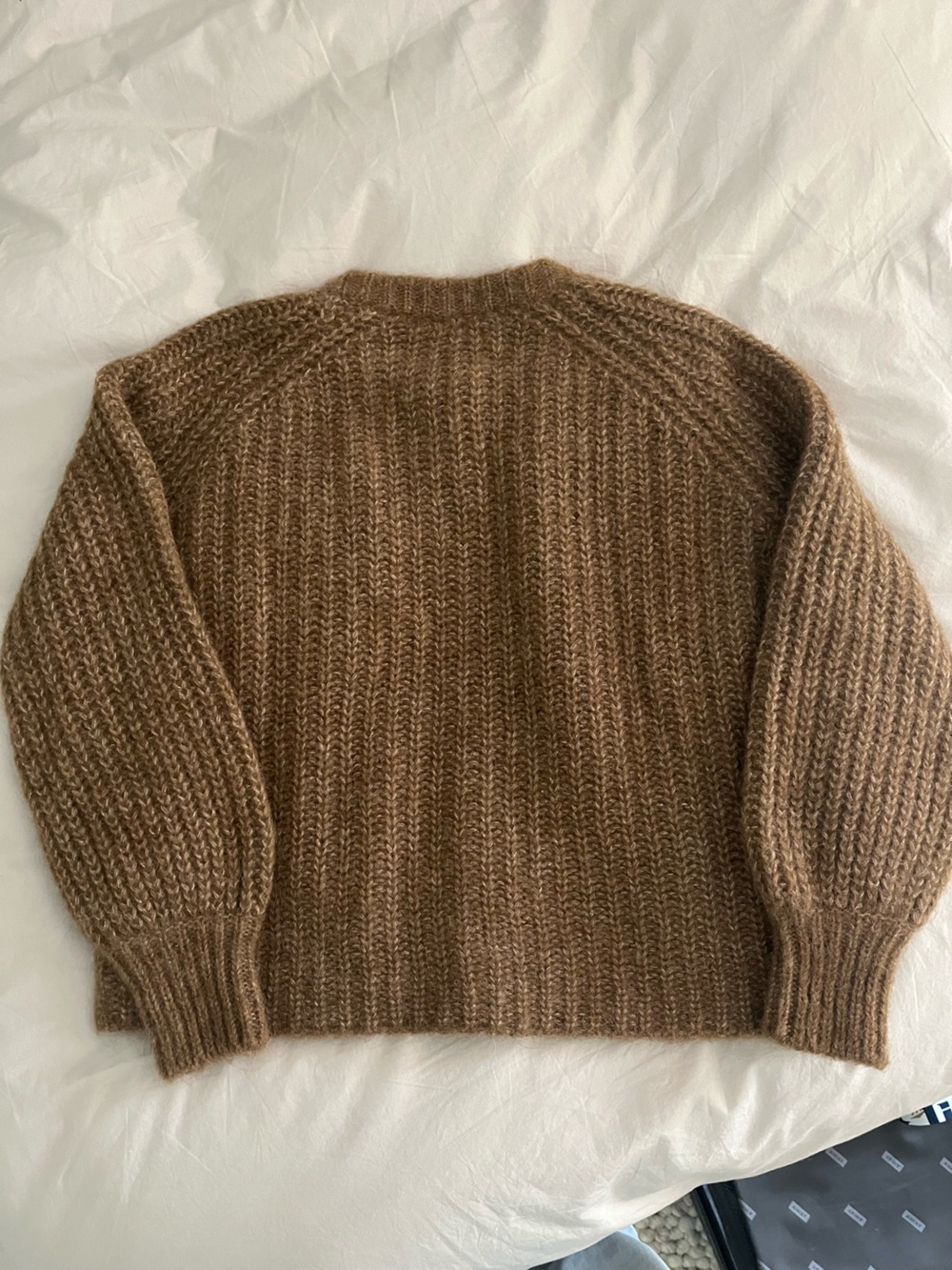 BRAND NEW Sezane Emile Cardigan - Camel - Picture 5 of 6